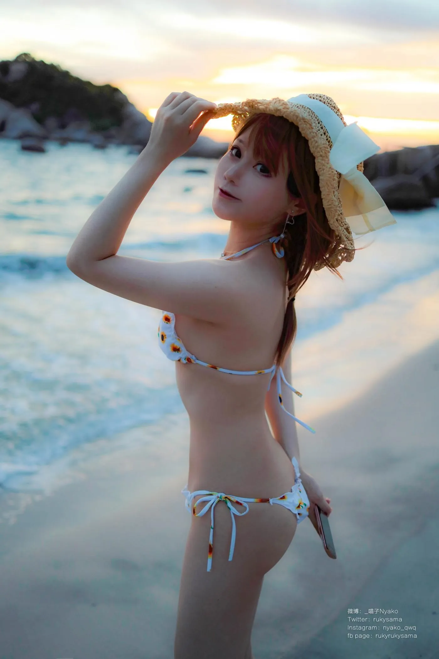 Nyako喵子 – NO.57 向日葵比基尼 [66P]插图3